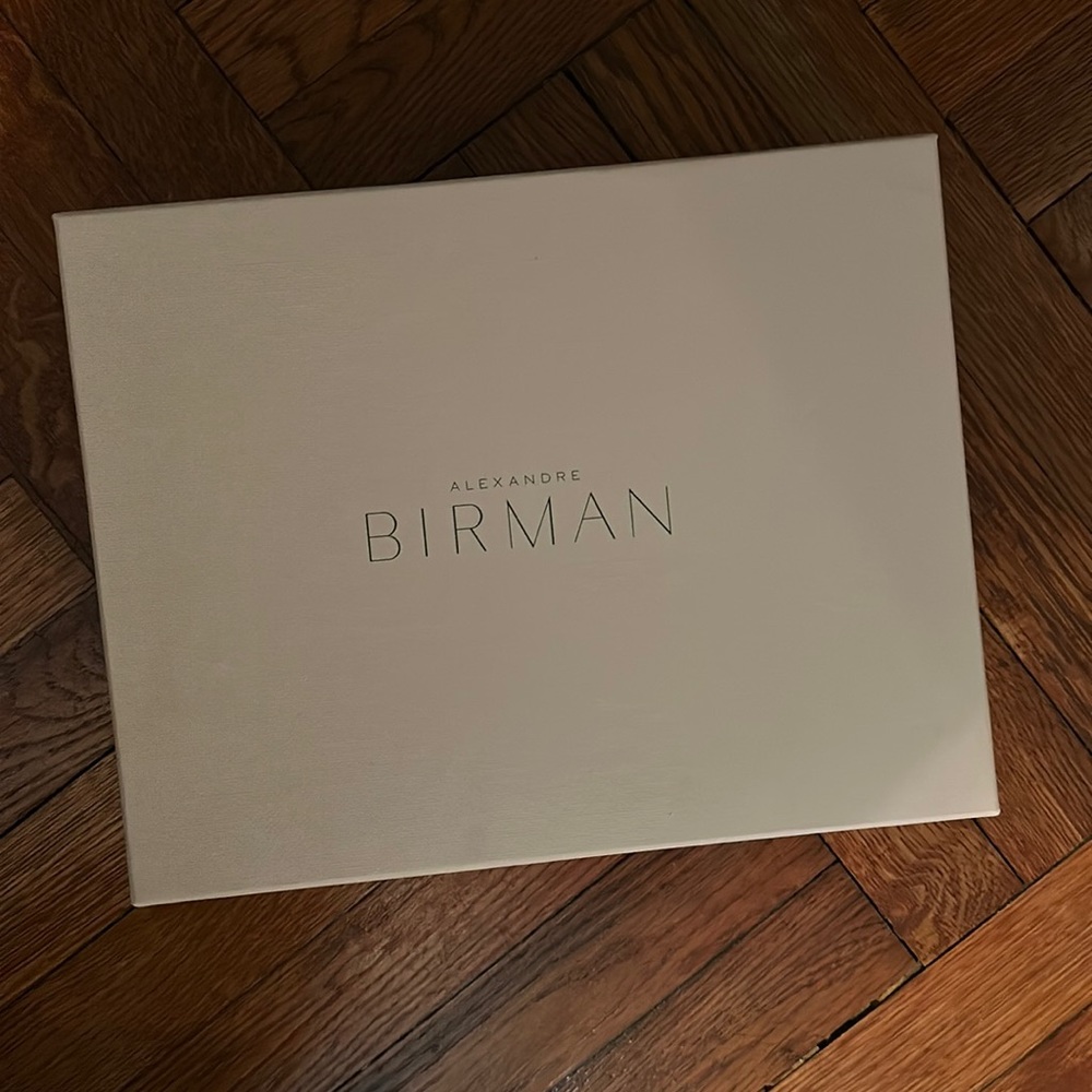 Alexandre Birman sandals worn 2x tan color size 37.5